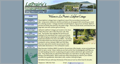 Desktop Screenshot of laprairiecottages.com